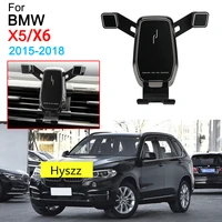 car gps stand air vent mount clip clamp mobile phone holder for bmw x5 x6 accessories 2015 2016 2017 2018