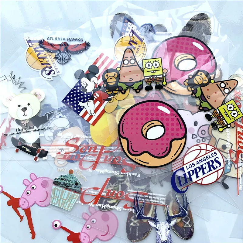 1 шт. новая теплоотводящая накладка с изображением животных пончиков футболка