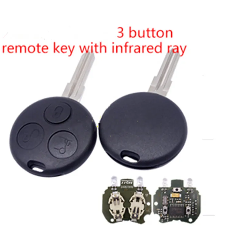 Смарт ключ 3 кнопки дистанционного ключа с инфракрасным лучом для Benz ключи|Ключ