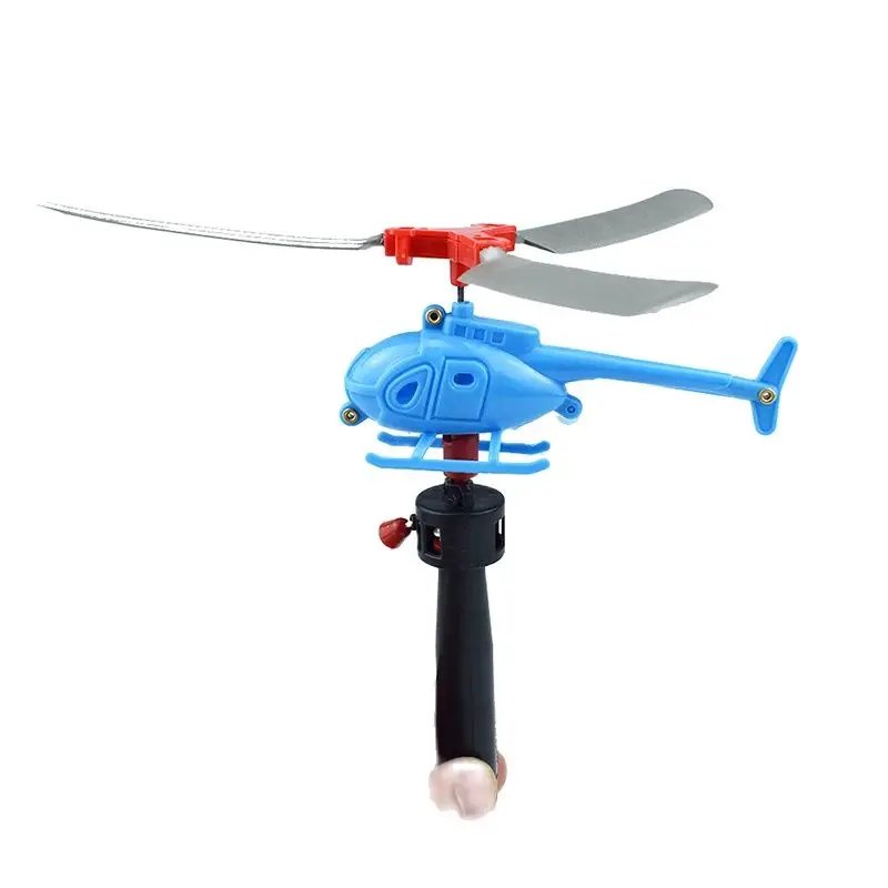 Novel Handle Pull Line Aircraft Powered Helicopter Can Fly To The Sky Airplane Toy Children Kids Boy Outdoor Gift | Игрушки и хобби