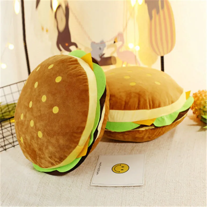30/40/50 см Новая креативная плюшевая игрушка Burger мягкая подушка Милая для