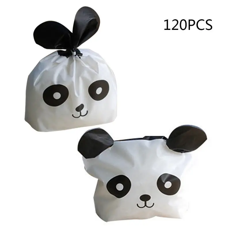 120 шт. пластиковые пакеты для печенья с рисунком панды | Дом и сад