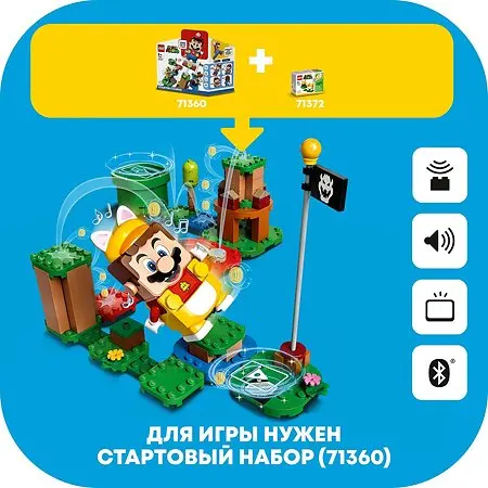 Конструктор LEGO Super Mario Марио кот 71372|Нажимные блоки| |
