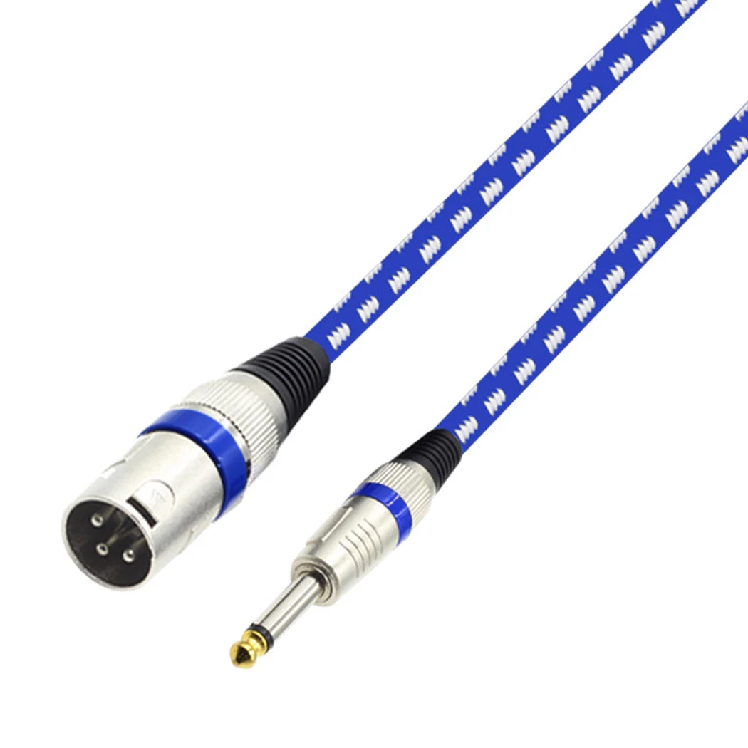 6 5 мм папа к XLR 3 pin аудио кабель 35 микрофон подключен усилителю