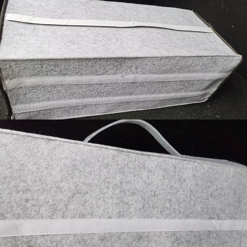 Автомобильный багажник Организатор ящик для хранения сумка шерстяной войлок