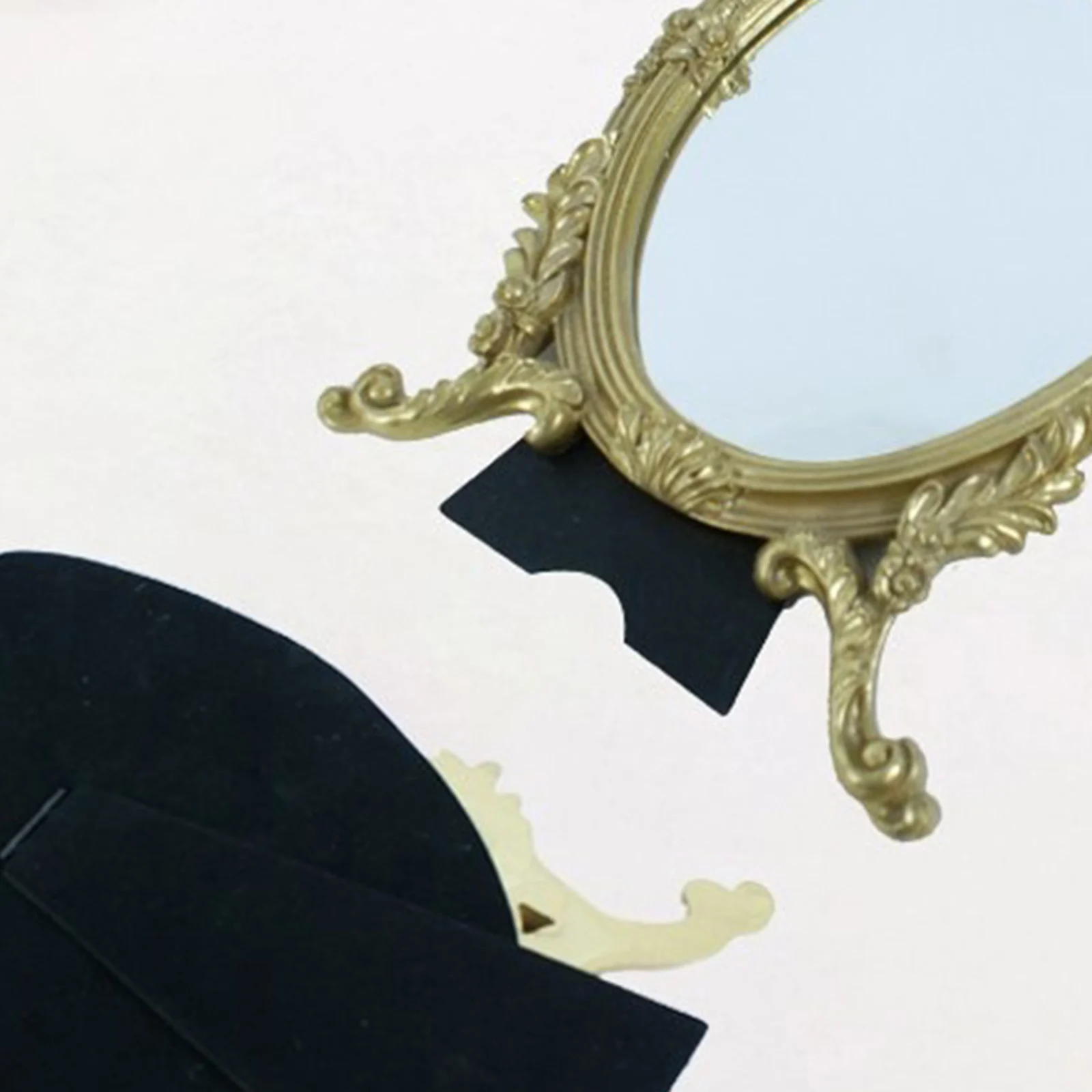 

Makeup Mirror Mirrored Tray Desktop Cosmetic Vanity Jewelry Storage Serving Tray for Wedding Home Photography Background