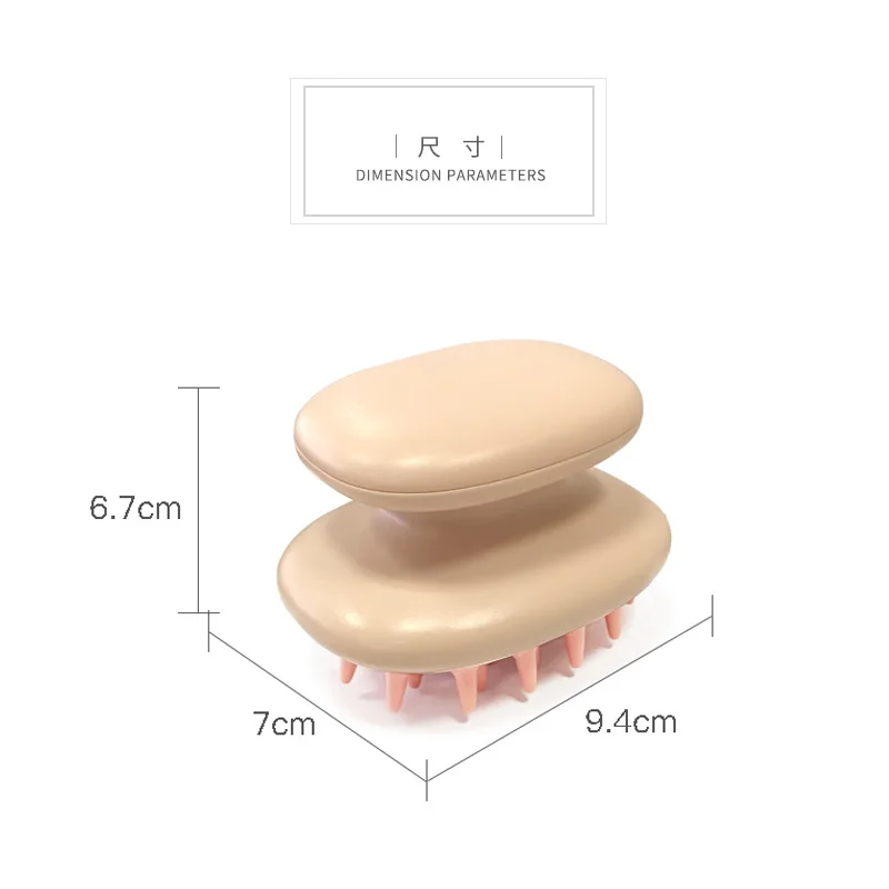 

Silicone Head Hair Washing Comb Body Massager Brush Scalp Massage Brush Body Shower Brush Bath Spa Slimming 4colors