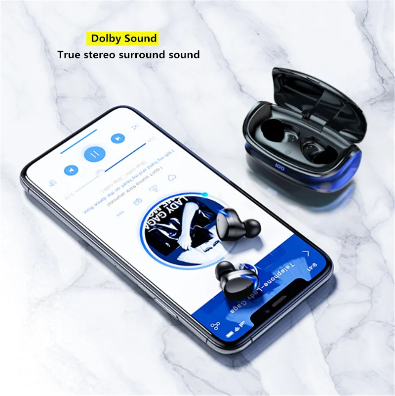t8 pro tws earbuds wireless bluetooth dolby sound apt x no latency earphones touch control stereo cordless headset for phone free global shipping