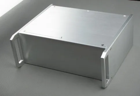 

All-silver SPL All-aluminum Chassis with Handle BZ3212 Can Be Used As Amplifier Preamp Decoding AMP Enclosure Case DIY Box