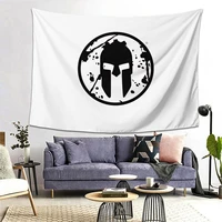 spartan race flag tapestry beach towel decoration family living room background wall tapestry 80x60 inches