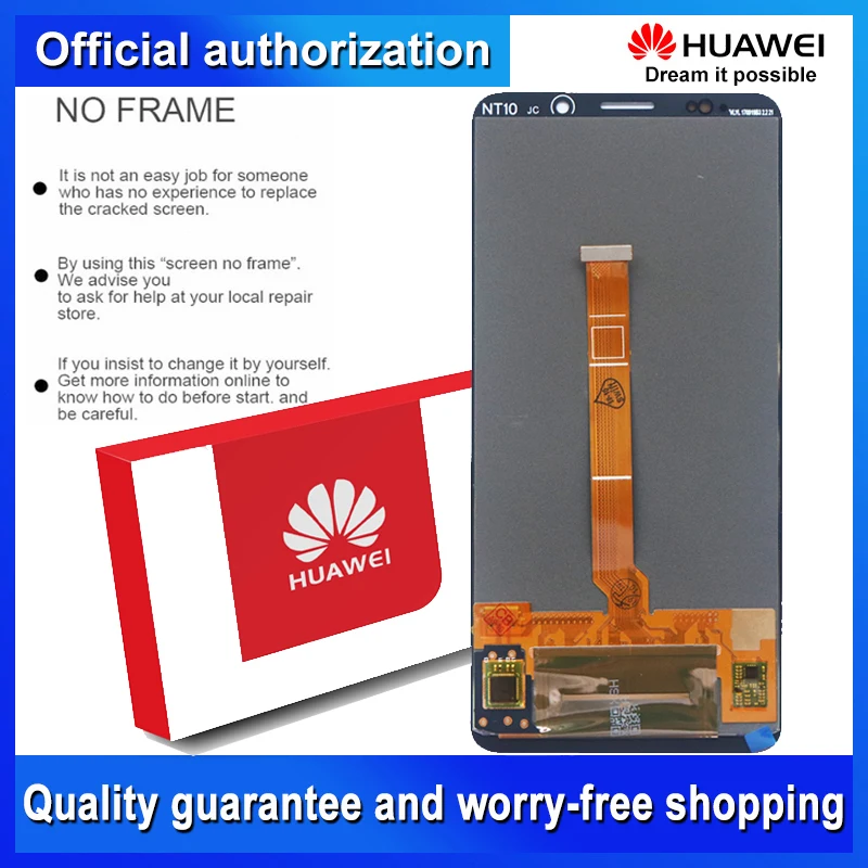 6,0 ''дисплей с рамкой Замена для huawei mate 10 Pro lcd кодирующий преобразователь сенсорного экрана в сборе BLA-L09 BLA-L29