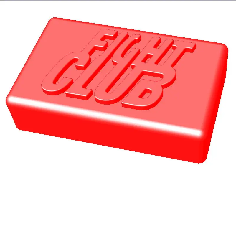 Fight Club Shape Fondant Cake Decorating Tools,Silicone Soap Mold,Silicone Cake Mold Fight Club