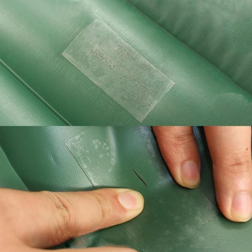 

10Pcs Transparent Cloth Patches Waterproof TPU Puncture Repair Patch Flexible Camping Tent Repair Tape Outdoor Accessories 7x7cm