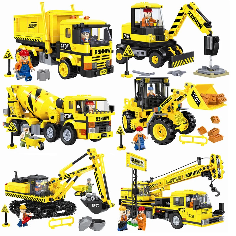 Городские строительные блоки для автомобилей совместимые с инженерными