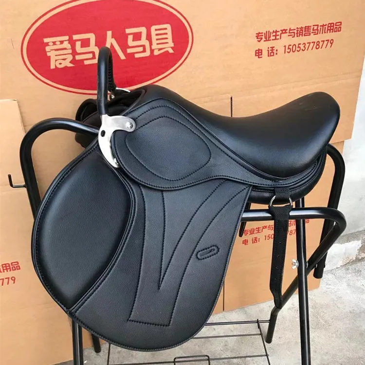 Интегрированное седло пони с двойной обхватом для тренеров детское лошади
