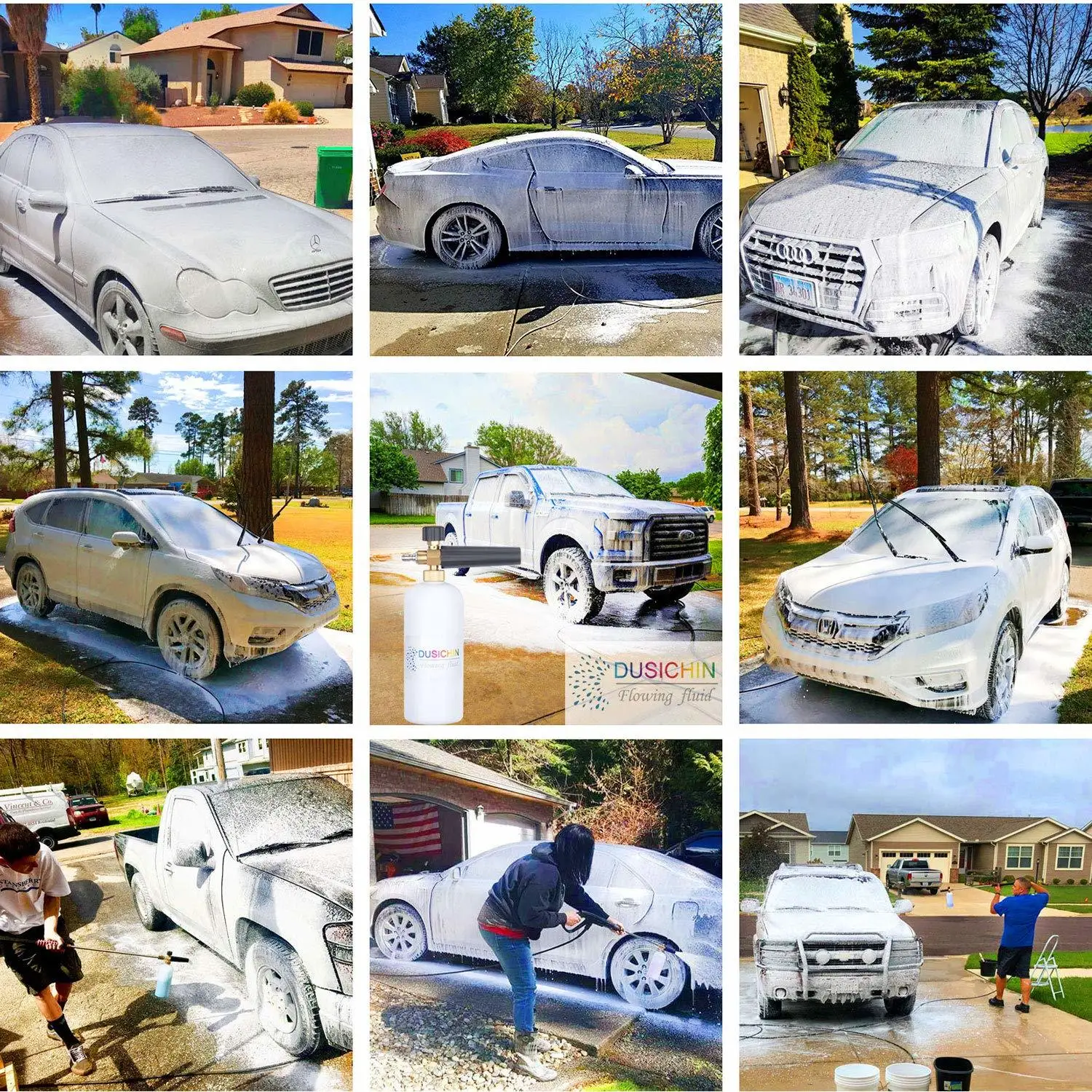 OPRQ 1L пенная насадка высокого давления для автомойки распылитель генератор сопла