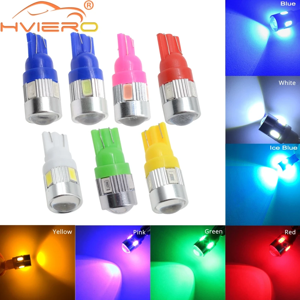 1 шт. Ксенон белого и синего цвета красный зеленый светодиодный 6 SMD 5630 Поворотная