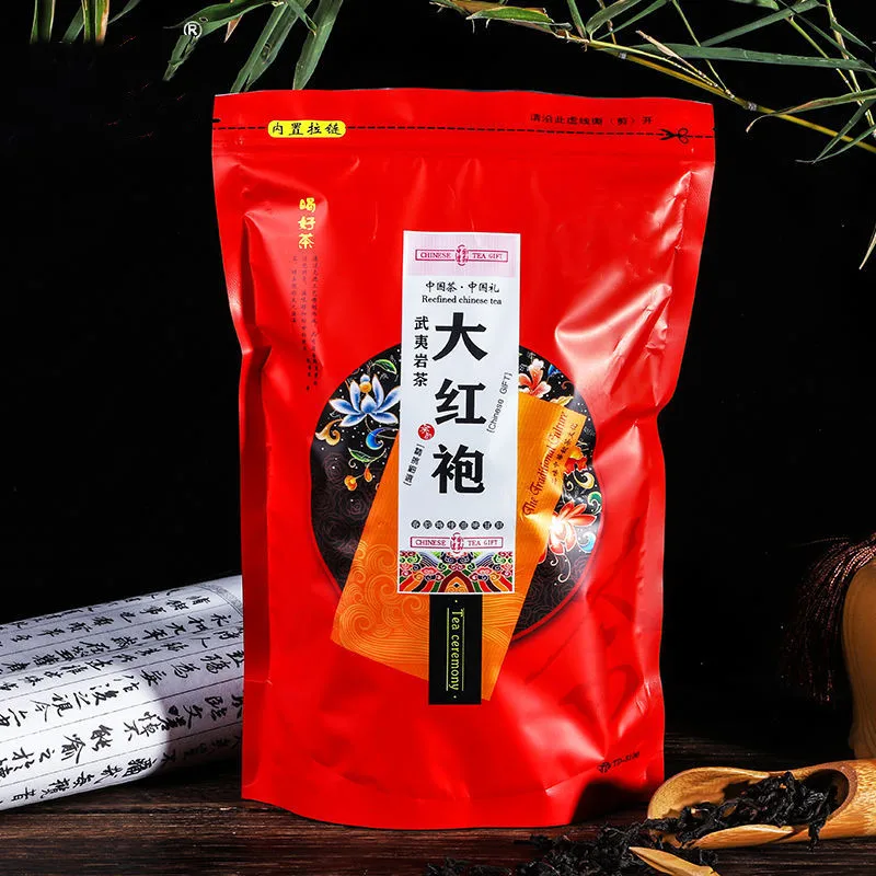 

2021 Китай Da Hong Pao Oolong Китайский Большой красный халат сладкий вкус dahongpao-чай Органическая зеленая еда-чайник
