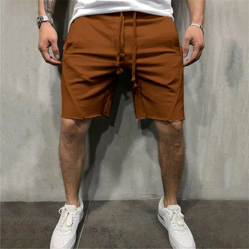 

Casual Men Shorts Streetwear Joggers Shorts Solid Color Short Pants Workout Shorts Men Summer Male Bottom Plus Size Men Clothing