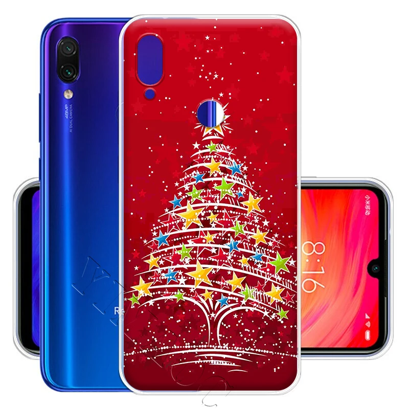 Новогодний Рождественский чехол YIMAOC для телефона Xiaomi Redmi Note 8 8A 7 6 5 5A Pro 4X 4A Prime