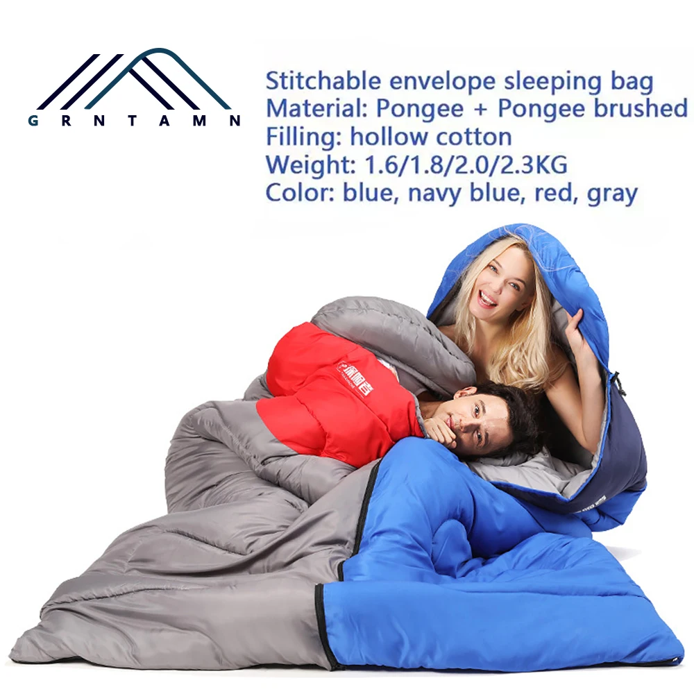 Спальный мешок для кемпинга GRNTAMN три сезона весна осень может быть сшито ленивый