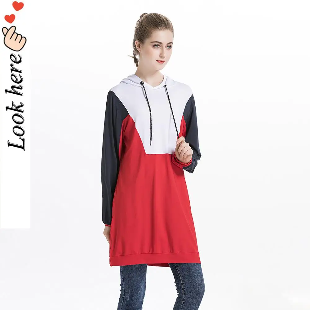 Новинка осенне-зимняя спортивная толстовка с капюшоном в стиле колор-блок для