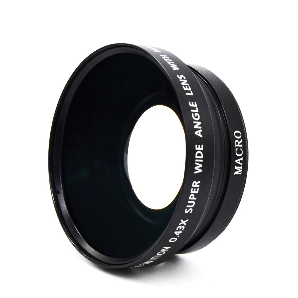 0.43X Wide Angle Lens with Macro for 72MM DSLR Camera Black | Электроника