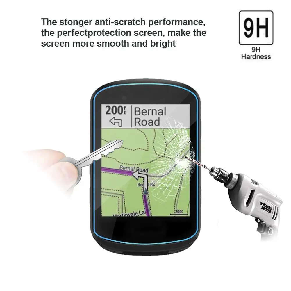 Защитная пленка для экрана Garmin Edge 530/830 закаленное 3 шт. | Электроника