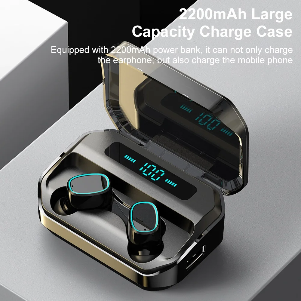 

TWS-наушники M8 с поддержкой Bluetooth 5,0 и активным шумоподавлением