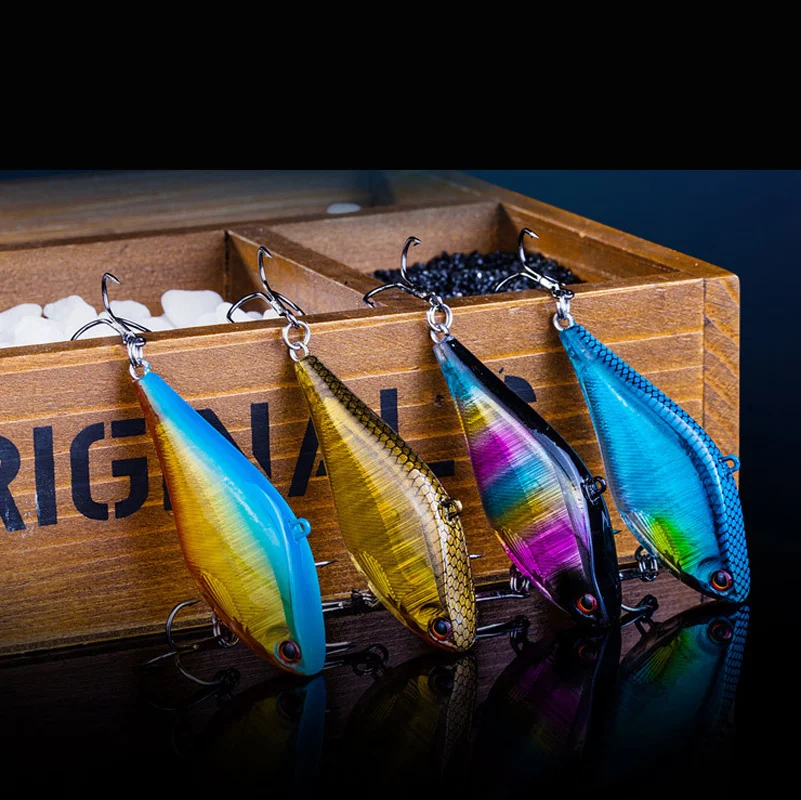 

1Pcs Sinking VIB Vibration Bait Fishing Lures 6.5cm 13.8g Fishing Hard Baits Tackle Pesca