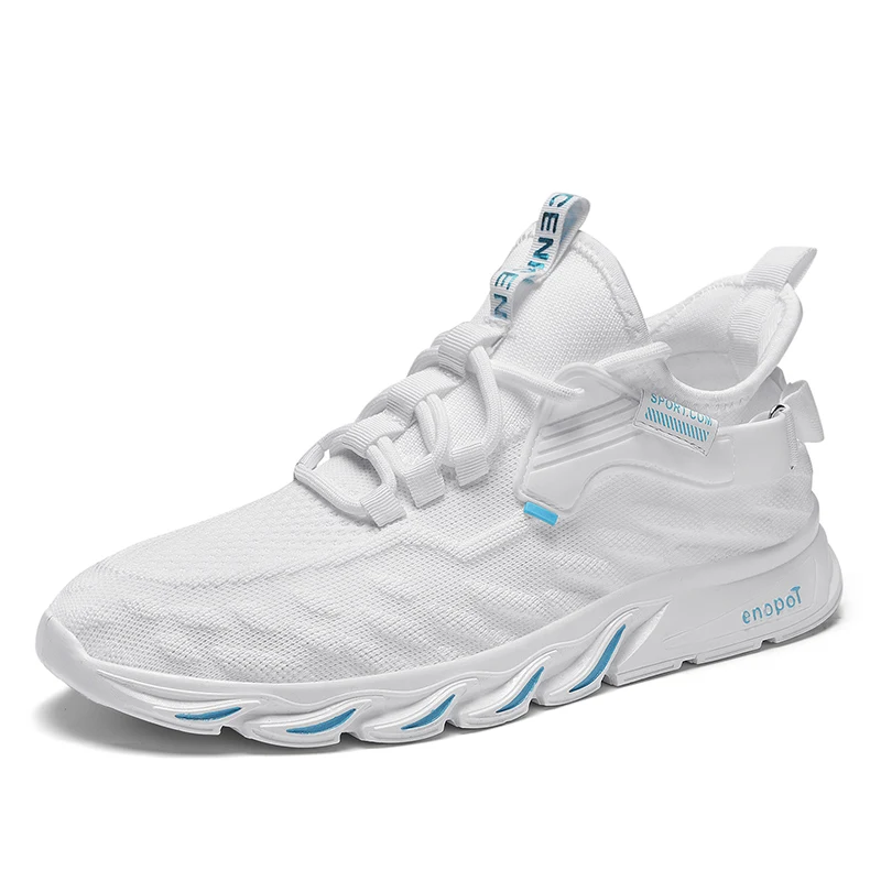 

Summer Breathable Sneakers Light Casual Lace-Up Mesh Shoes Men Comfort High Tops Walk Jogging Footwear Fast Delivery Trainers