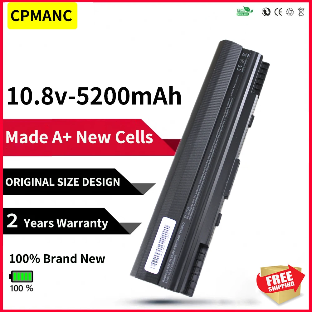CPMANC A31-UL20 A32-UL20 Аккумулятор для ноутбука ASUS Eee PC 1201 1201HA 1201N 1201T UL20 UL20A UL20F UL20FT X23 X23A X23F |