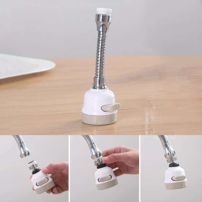 

360 Rotatable Swivel Faucet Nozzle Anti-splash Water Filter Kitchen Adapter Head