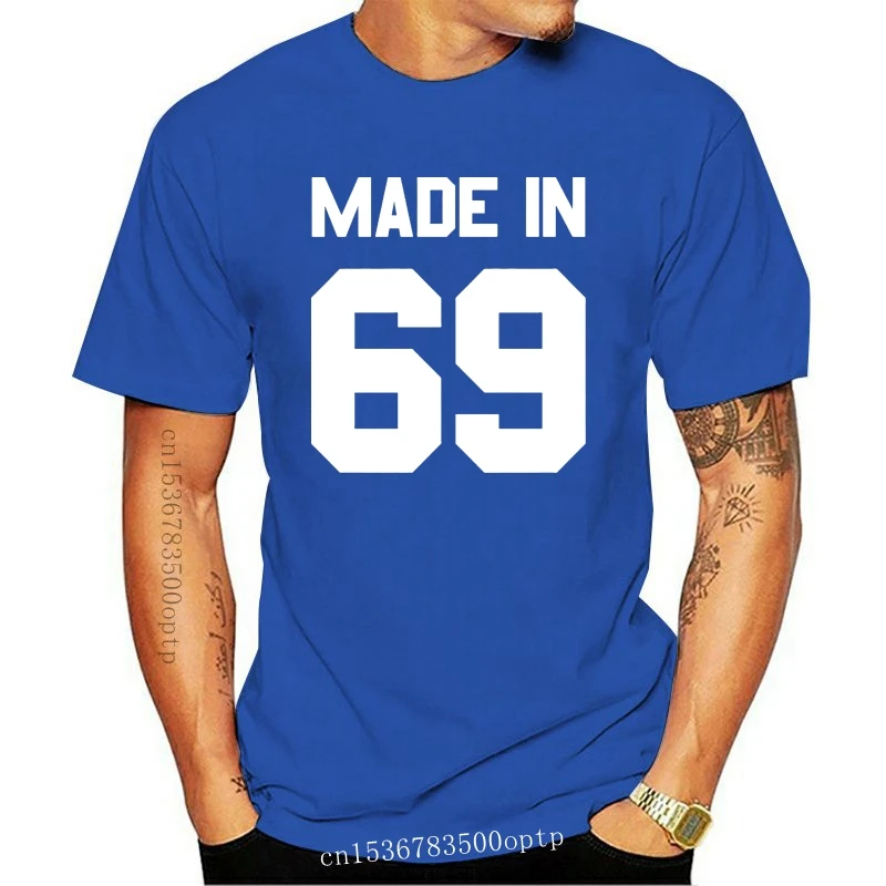 

New Made In '69 - Mens T-Shirt - 47th Birthday - Present - Gift -1969 2021 T Shirts Funny Tops Tee 2021 Unisex Funny Tops