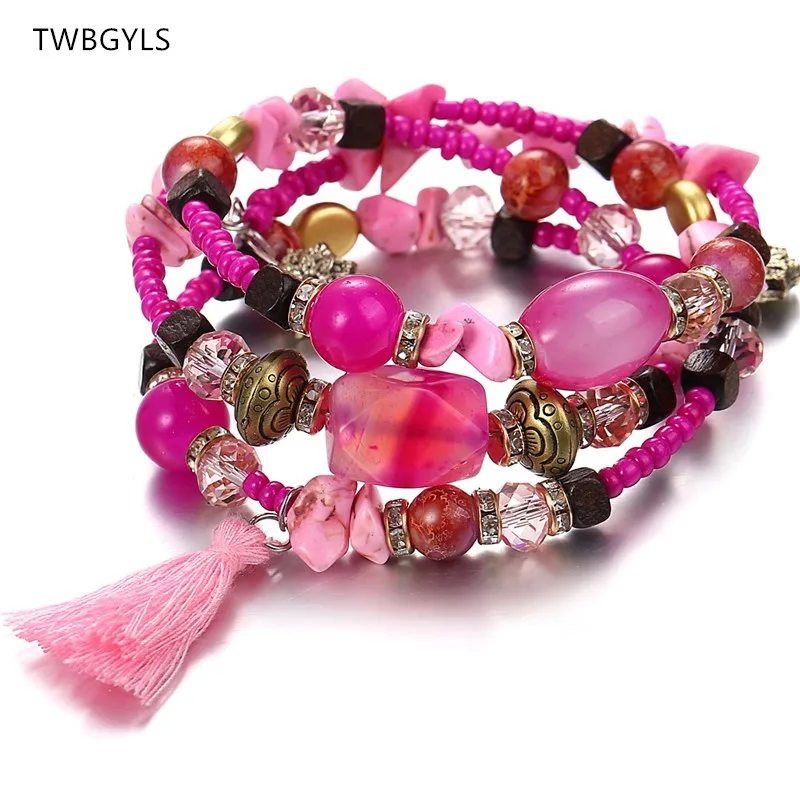 Европейский и американский браслет ювелирные изделия имитация бусин из