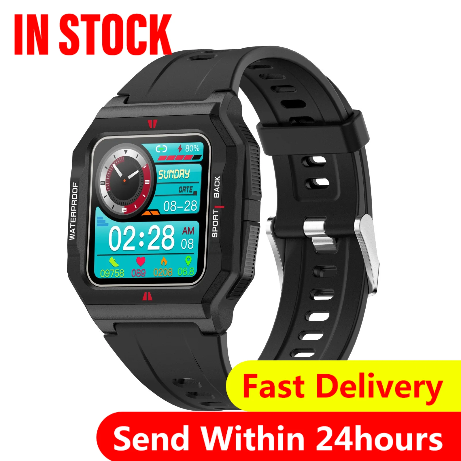 Смарт-часы P10 мужские с сенсорным экраном и пульсометром Ip67 |