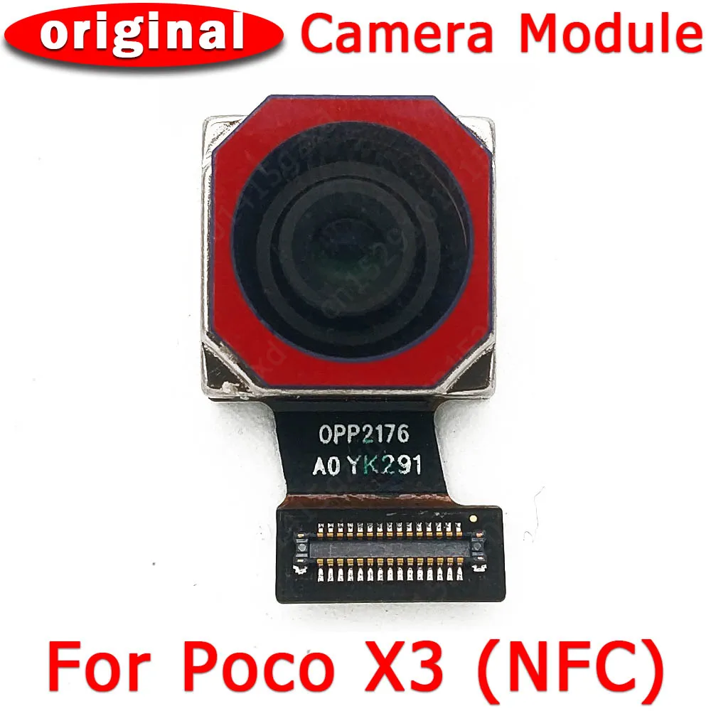 

Original Rear Back Camera For Xiaomi Mi Poco X3 NFC Main Backside Big Camera Module Flex Cable Replacement Spare Parts