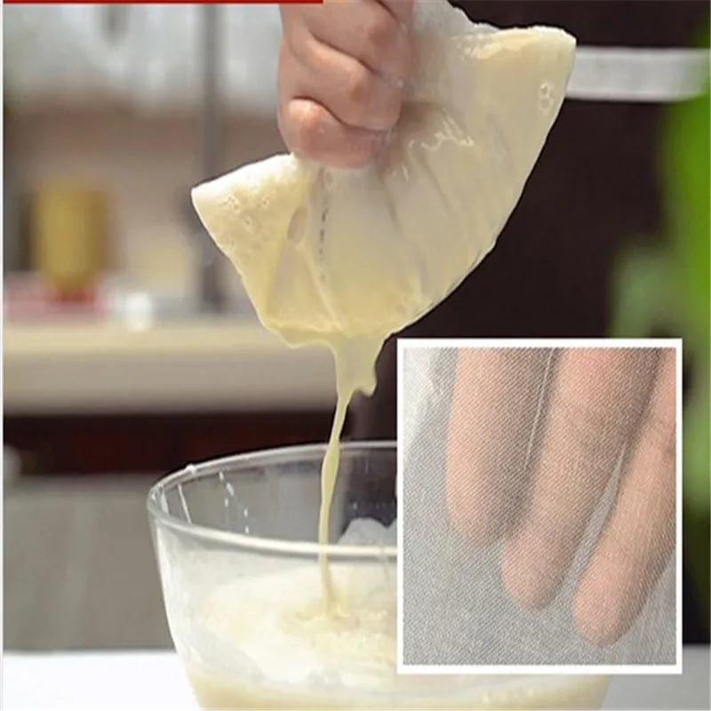 

Arc shape filter net bag Kitchen tools Food grade Fabric Bags Wine coffee juice Milk Filtration Kitchen Accessories Strain Herb