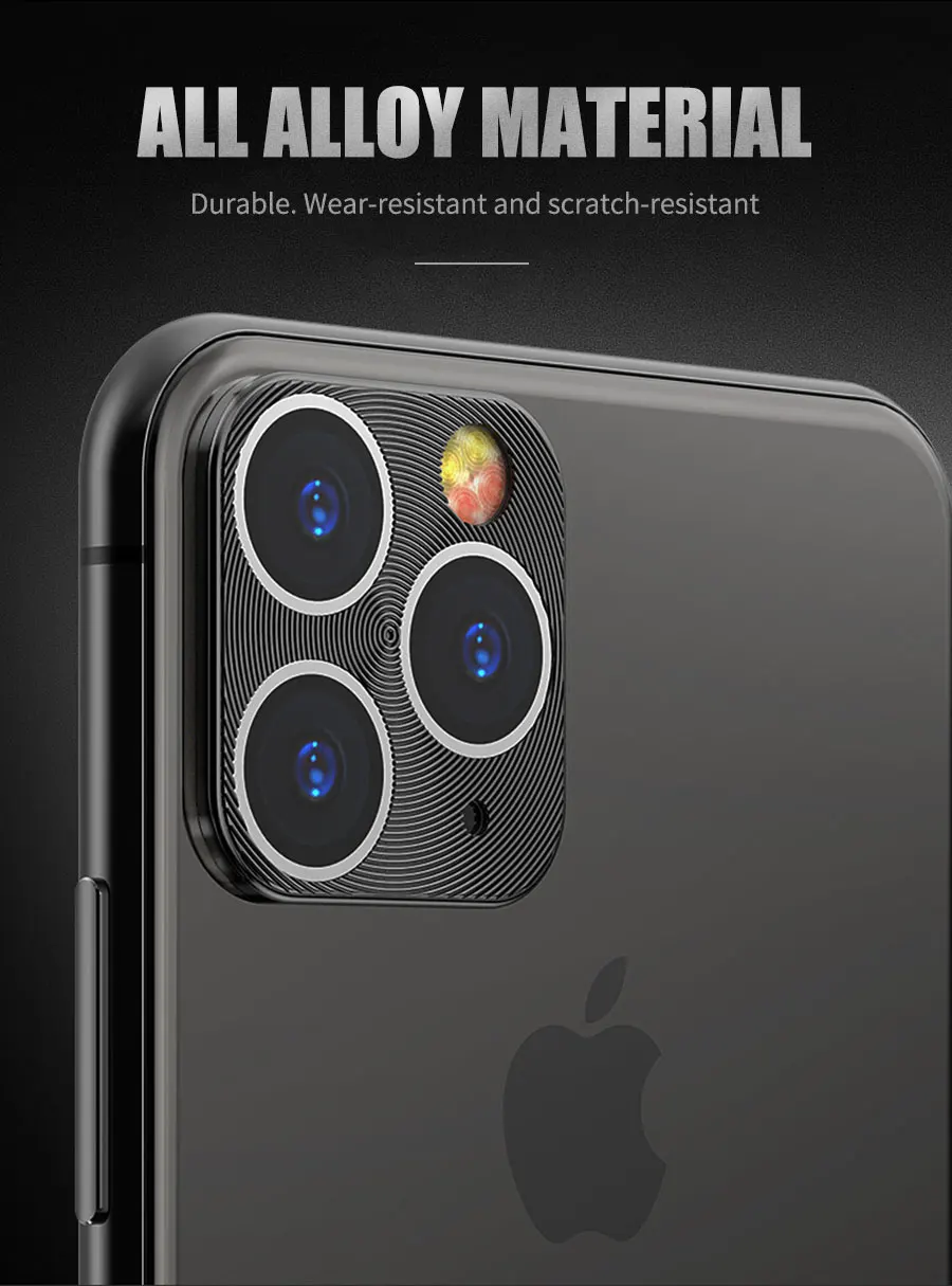 Iphone 11 Pro Max защитный чехол для экрана для iphone 11 Pro защита для камеры металлическое заднее кольцо для объектива для iphone 11 чехол для объектива камеры