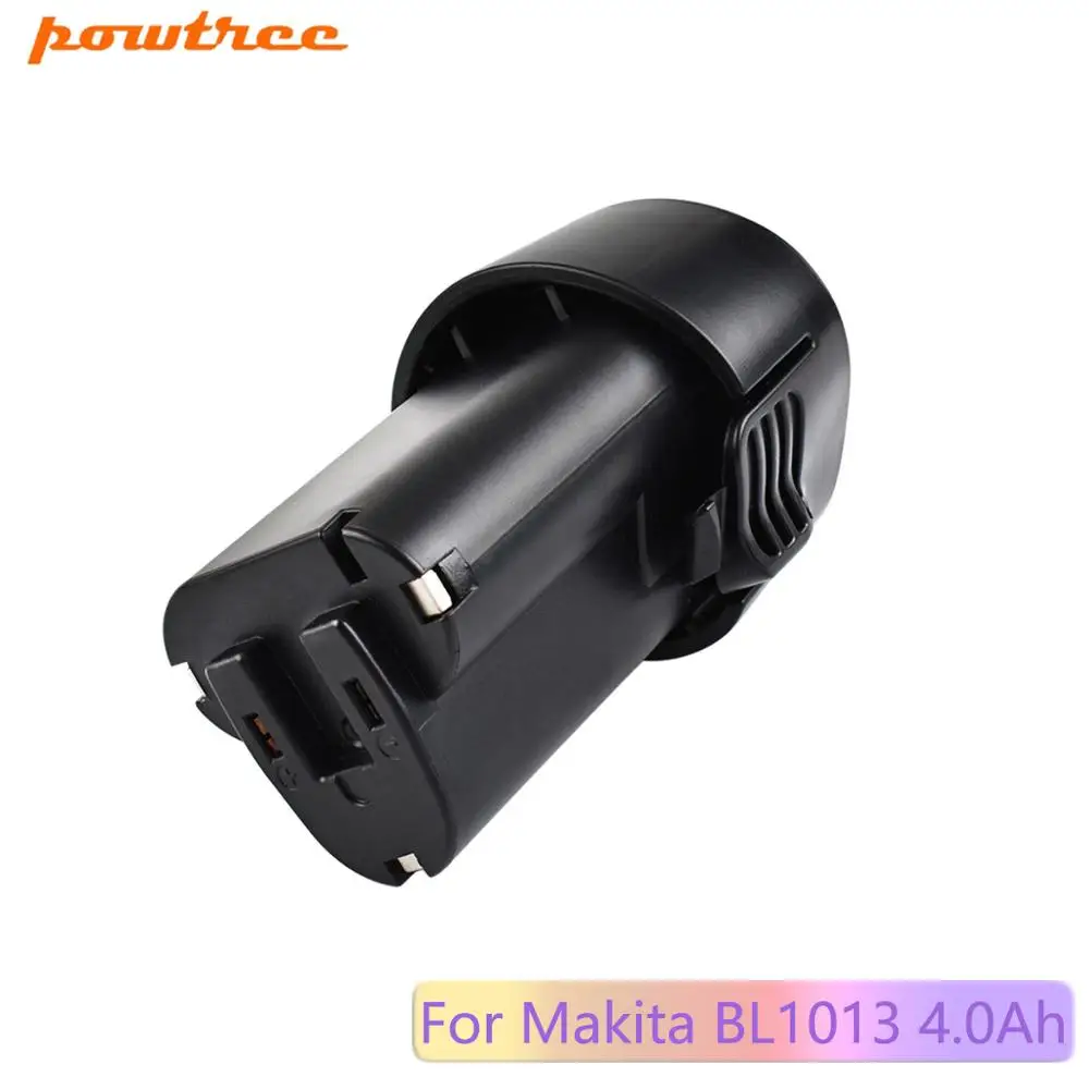 Аккумуляторная литий ионная батарея Powtree 4000 мАч для Makita 10 8 В BL1013 BL1014 TD090D TD090DW DF030D