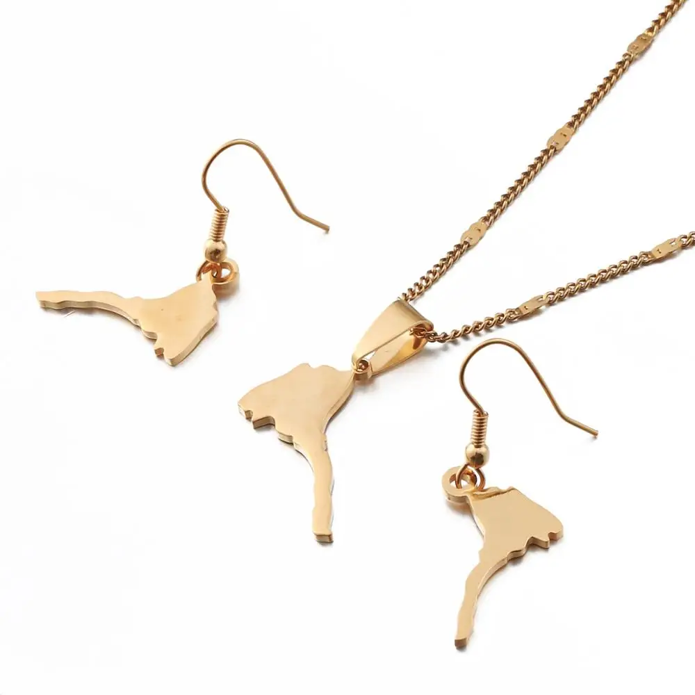 Комплект из колье и серёг нержавеющей стали|Ювелирные наборы| |