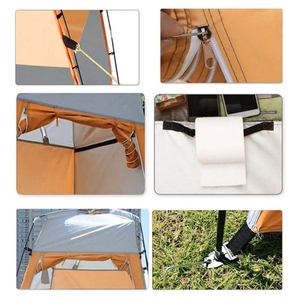 

Outdoor Beach Tents Portable Bathing Swimming Changing Clothes Shower Tent Camping Hiking Waterproof UV-protective Tent Shelters