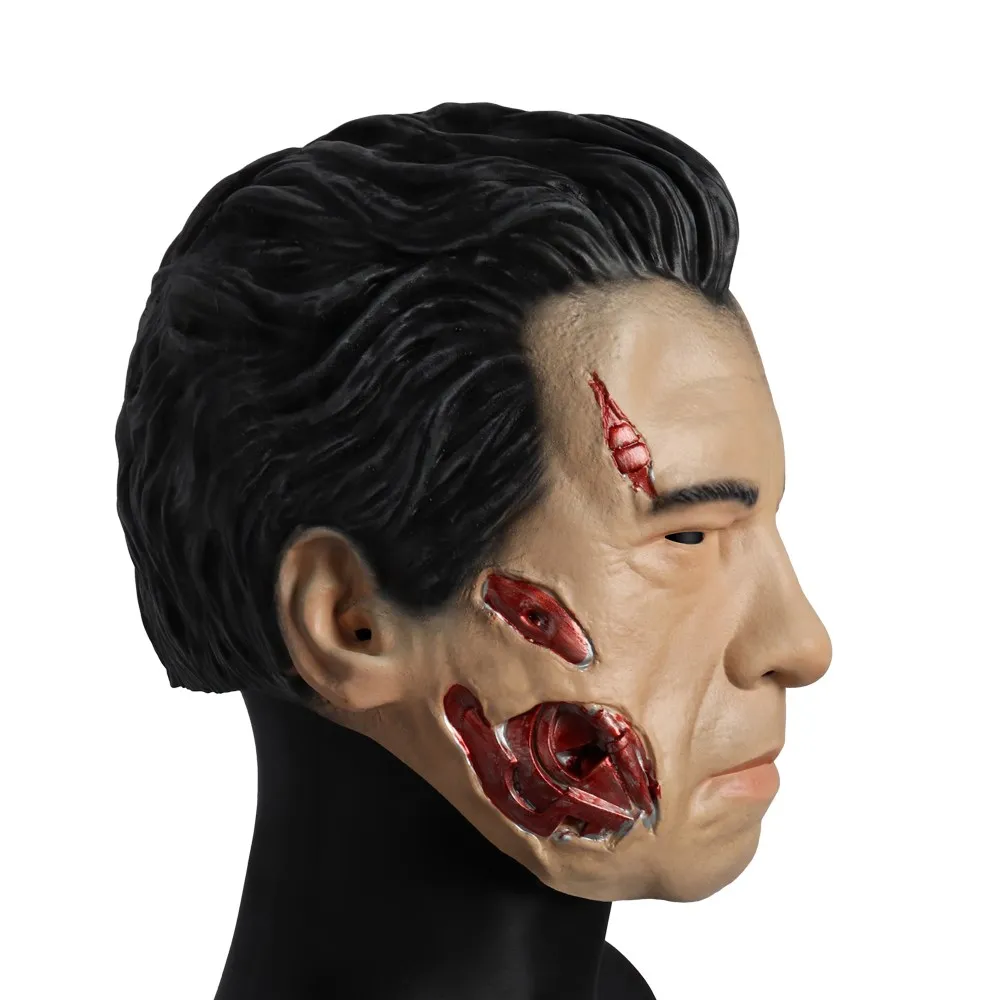 2019 New The Terminator Latex Mask Arnold Schwarzenegger Halloween Costume Ball Ccary Masks Cosplay I Will Be Back Soft Toys | Дом и сад