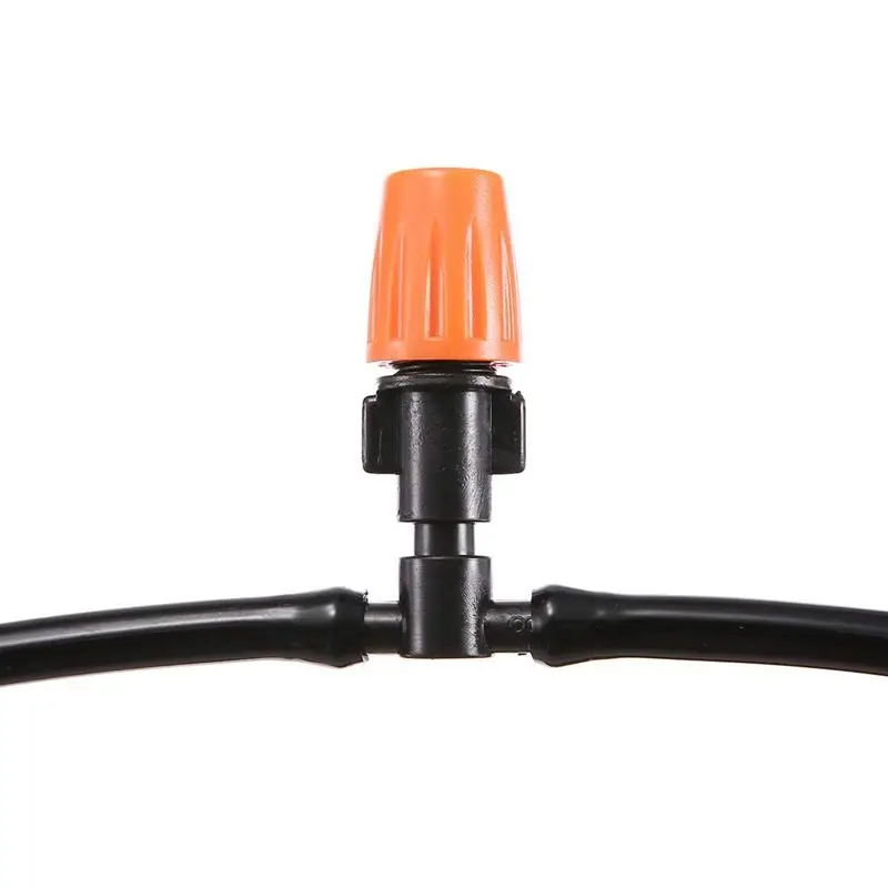 50pcs Adjustable Garden Irrigation System Watering Sprayer Misting Nozzles Sprinkler Heads with Barbed Tee Connectors | Дом и сад
