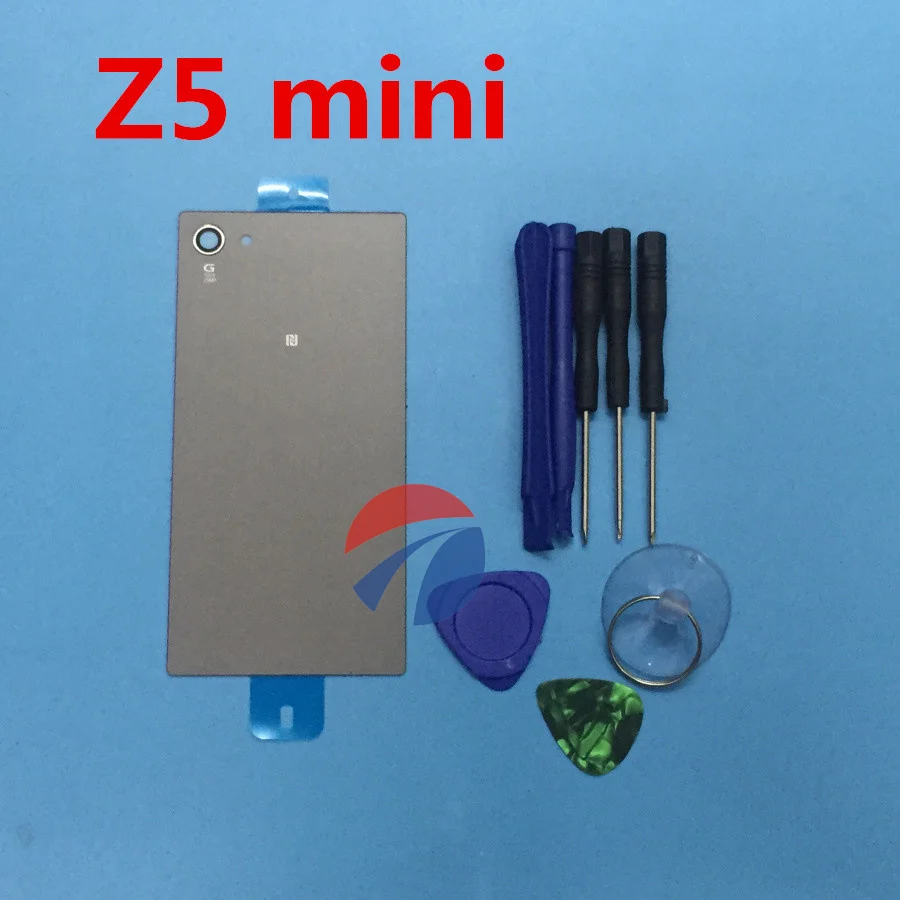 Z5 Задняя стеклянная крышка для sony Xperia Z5 Premium z5 compact mini Z5 Plus задняя крышка батарейного отсека+ Инструменты