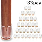 36 шт. новые круглые резиновые колпачки для ножек стула нижние Нескользящие чашки защита для дивана стола напольные прокладки трубные заглушки для мебельных ножек