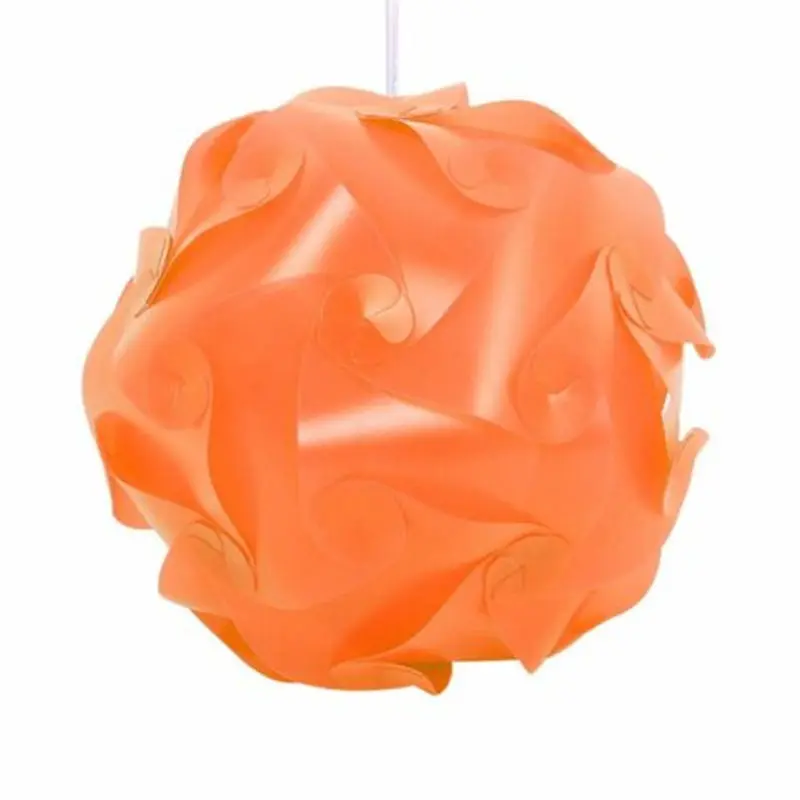 Orange DIY элементы современный IQ головоломка, паззл светильник потолочный абажур абажуры ZJM9330-1 - Цвет корпуса: Orange
