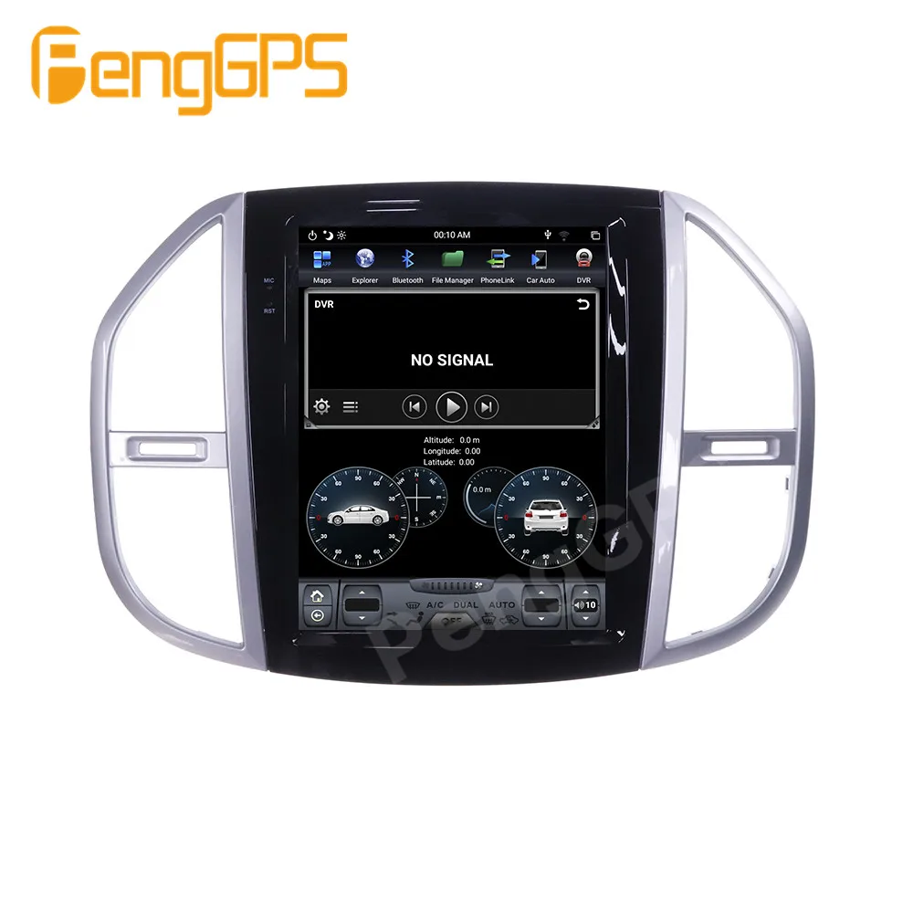 

One Din Car Stereo For Mercedes-Benz Vito 2016-2019 Tesla Style Android Radio Multimedia GPS Navigation Car DVD Player 4G+128G