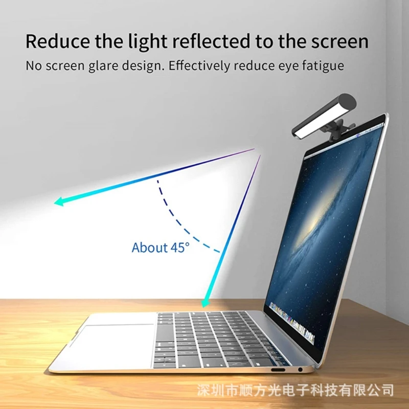 

67JA LED Light Dimmable USB Desk Lamps Monitor Laptop Screen Light Bar LED Desktop