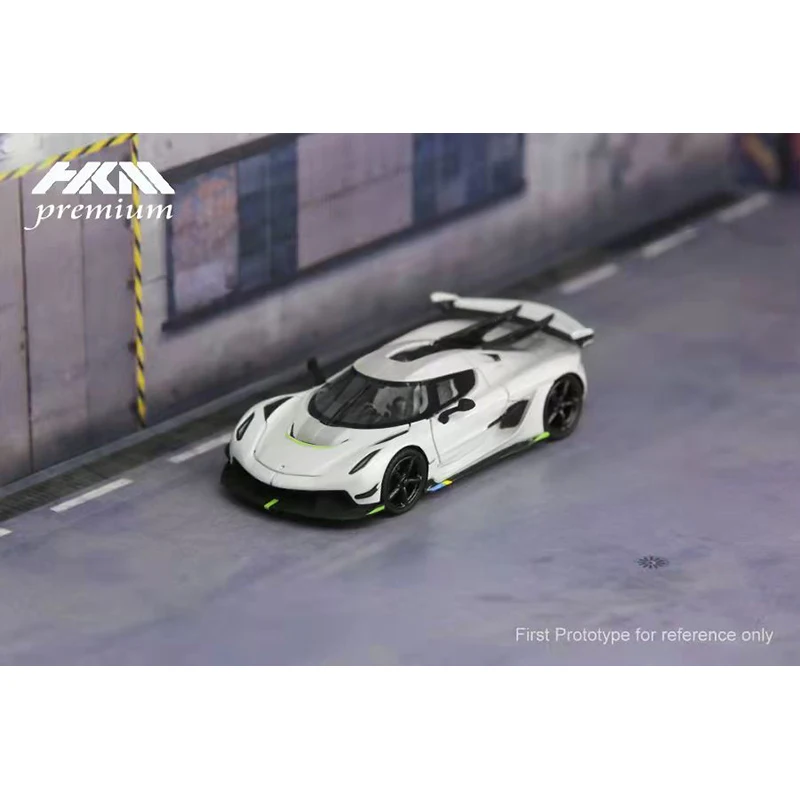 

HKM Premium1/64 Koenigsegg Jesko White Diecast Model Car